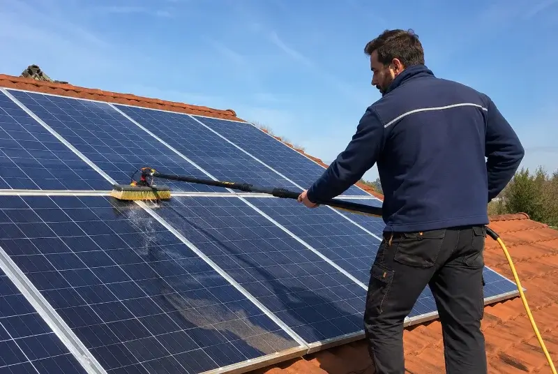 Nettoyage et entretien de panneaux solaires à Hostens